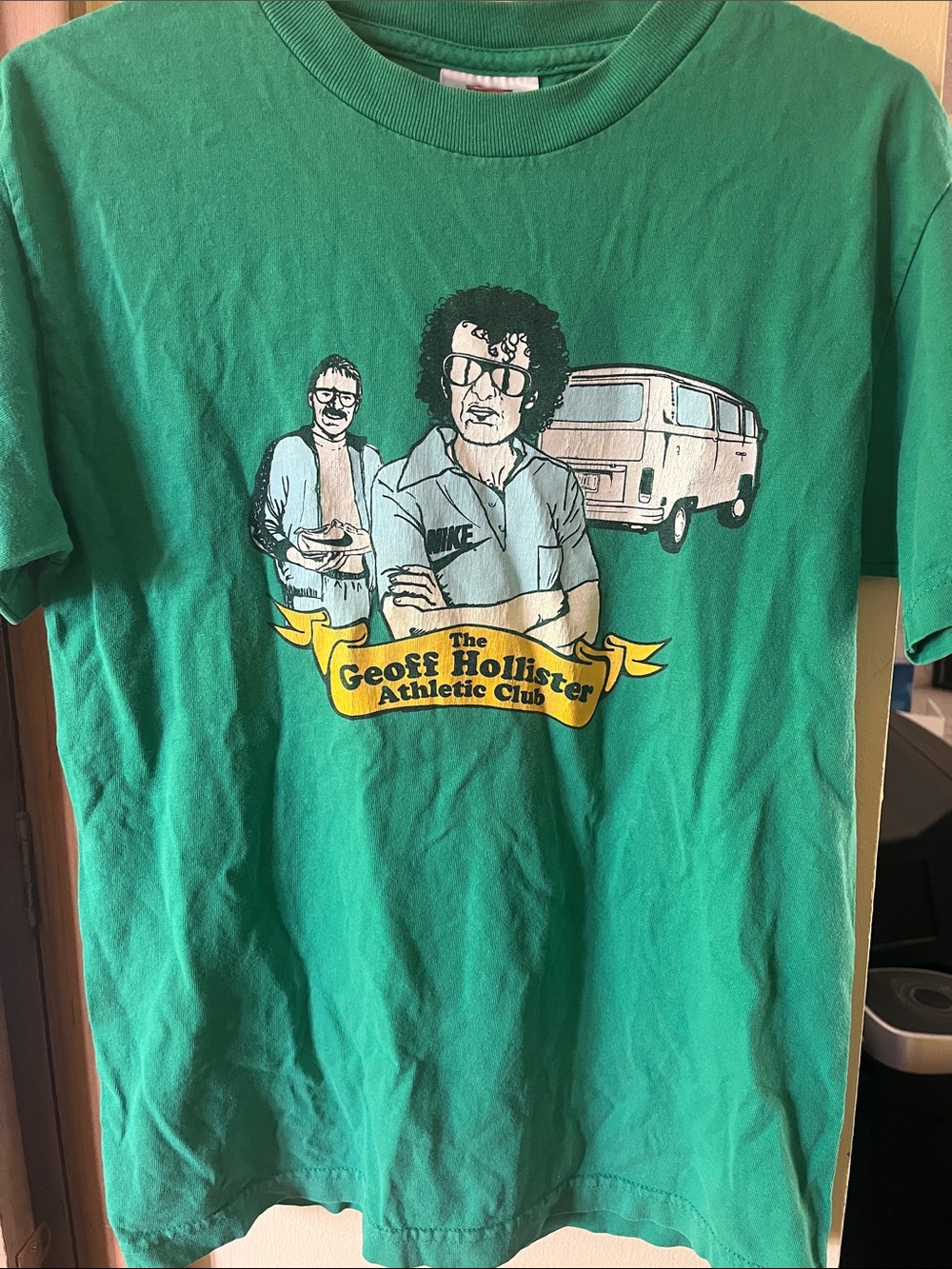 Nike Green Geoff Hollister Athletic Club Graphic Tee